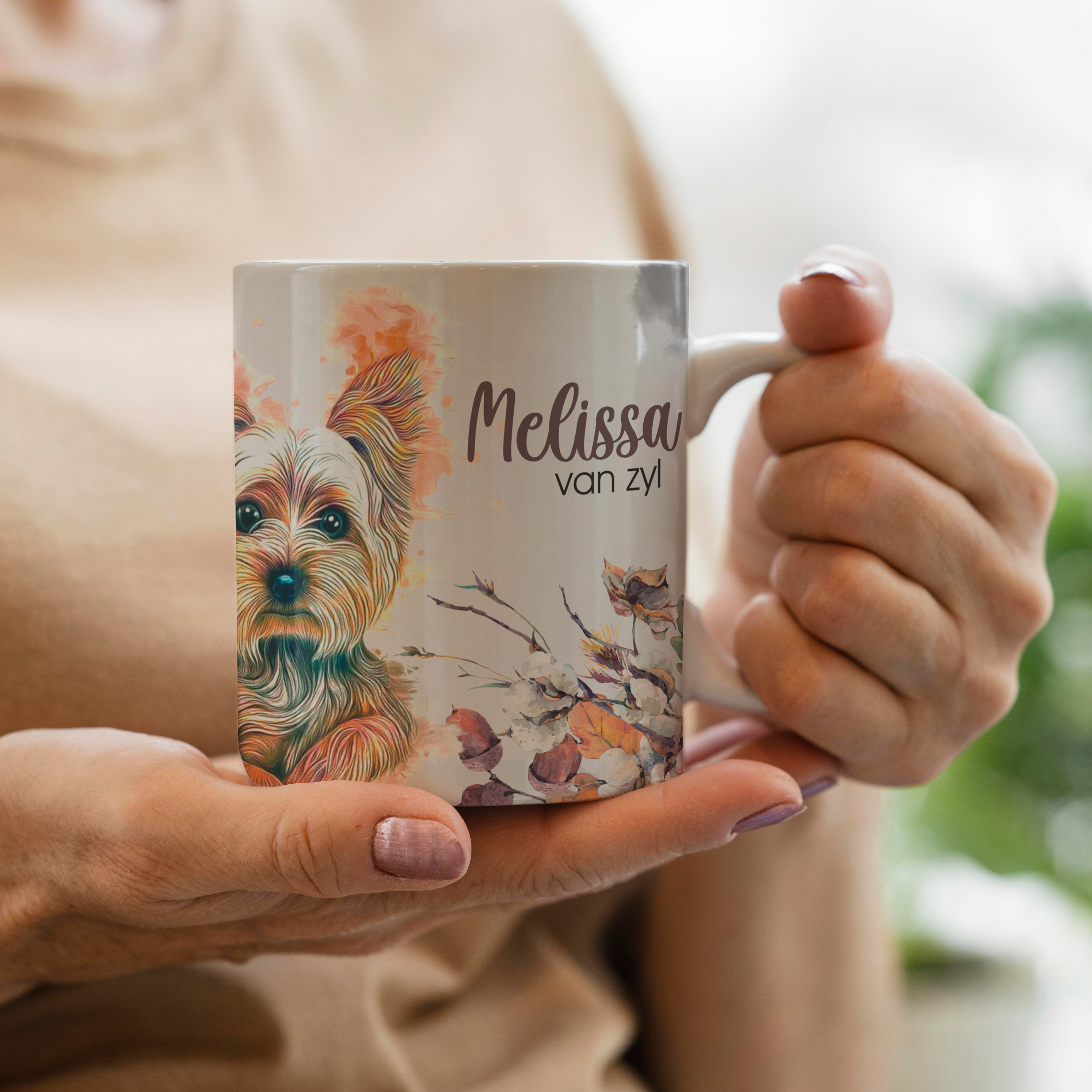 YORKIE GOLDEN MUG