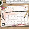 FINE FLORAL LILAC DESKPAD 2027