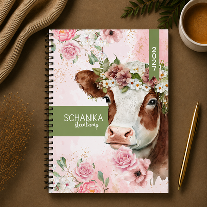 FLORAL CALF 1 DAY DIARY 2027