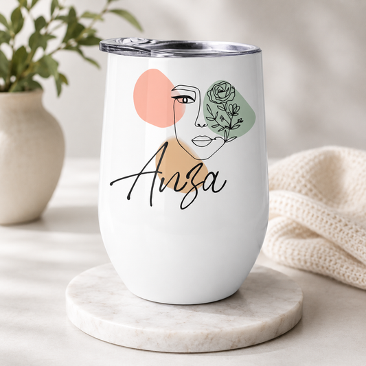 LADY MUSK WINE TUMBLER