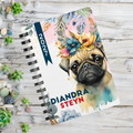 FLORAL PUG 1 DAY DIARY 2027