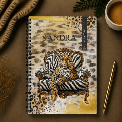 ROYAL LEOPARD 1 DAY DIARY 2027