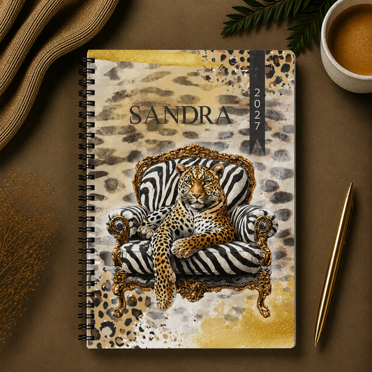 ROYAL LEOPARD 1 DAY DIARY 2027