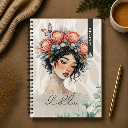 FLORAL BELLA 1 DAY DIARY 2027