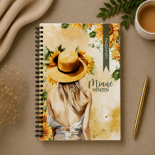 LADY SUNFLOWERS 1 DAY DIARY 2027