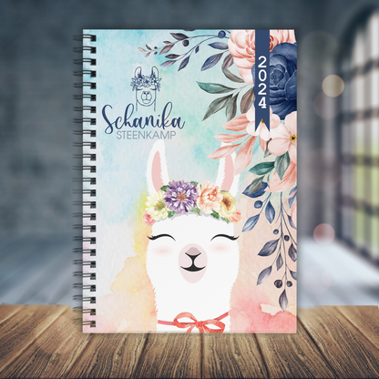 CUTE LAMA TEACHER PLANNER