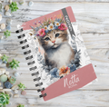 FLORAL  KITTEN 1 DAY DIARY 2027