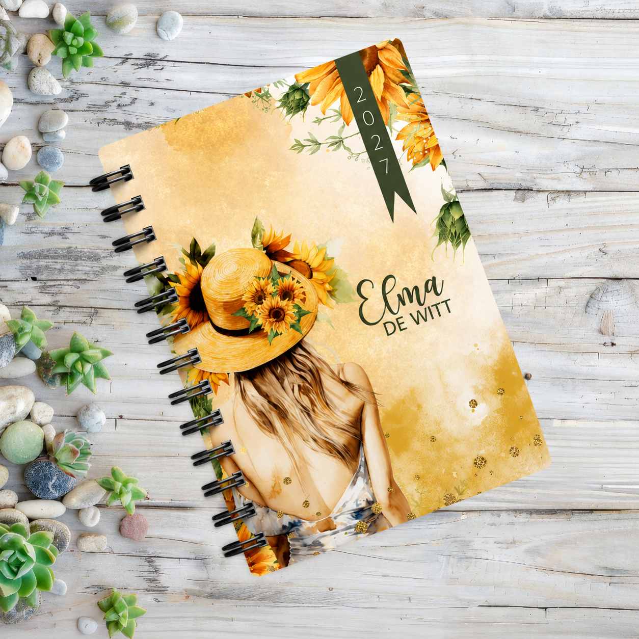 LADY SUNFLOWERS 1 DAY DIARY 2027