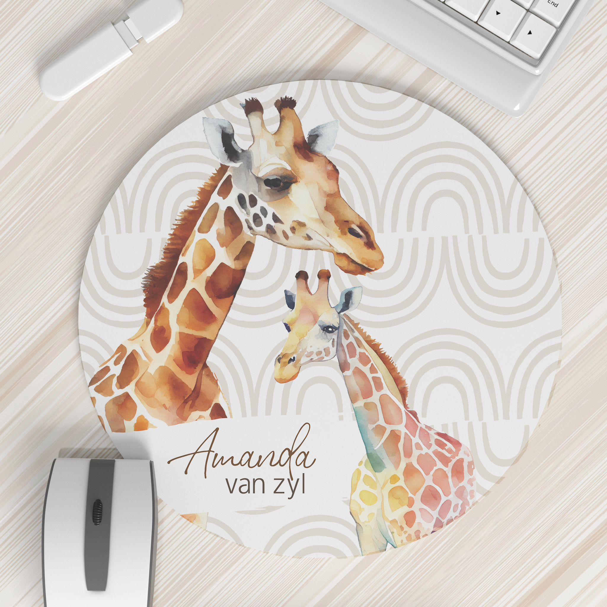 GIRAFFES  MOUSEPAD