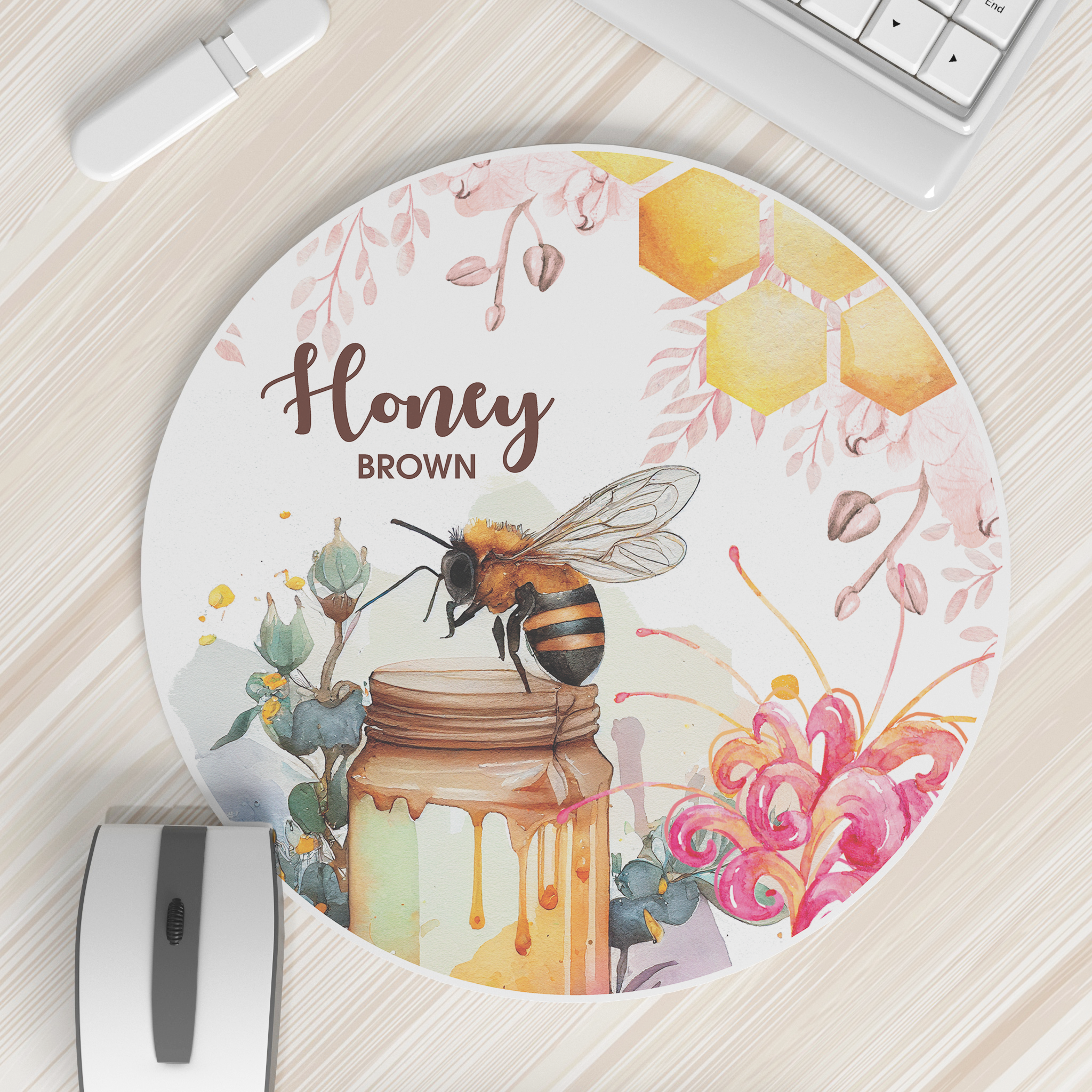 HONEY BEE MOUSEPAD