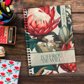 PROTEA BURGANDY GREEN TEACHER PLANNER 2027
