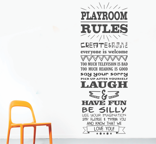 PLAYROOM RULES