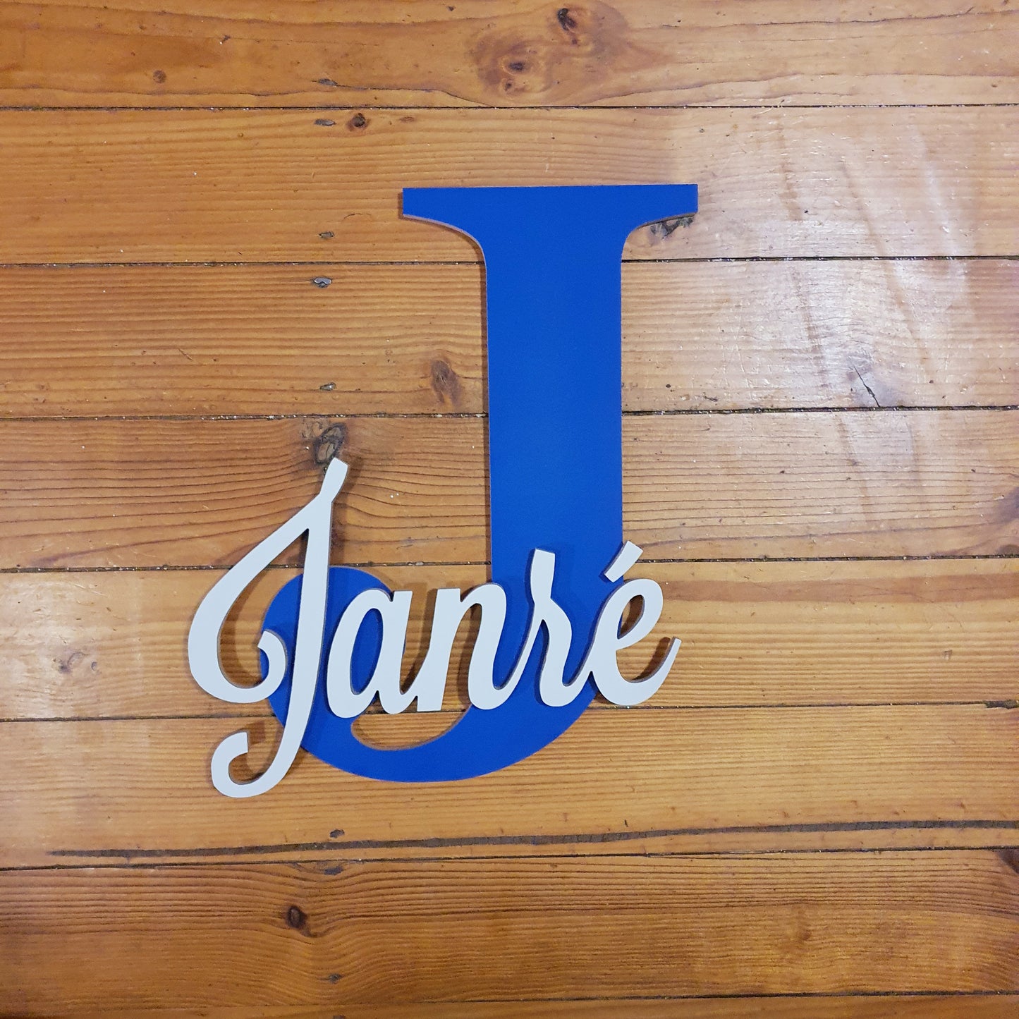 WOODEN LETTER AND NAME 30cm
