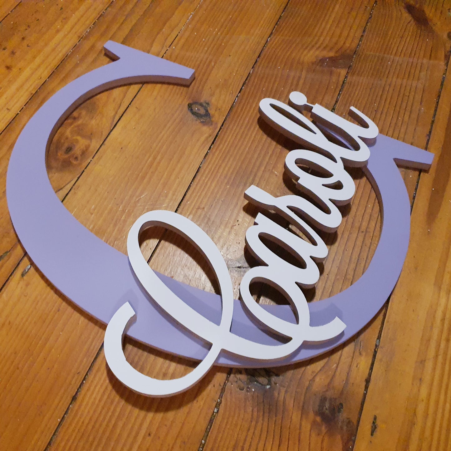 WOODEN LETTER AND NAME 40cm