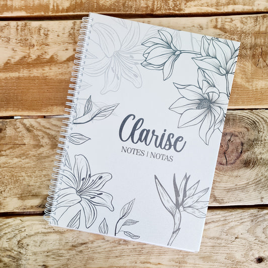 FLORAL COLOURING NOTEBOOK