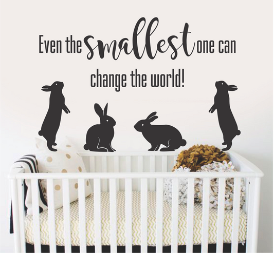 SMALLEST ONE CAN CHANGE BUNNIES