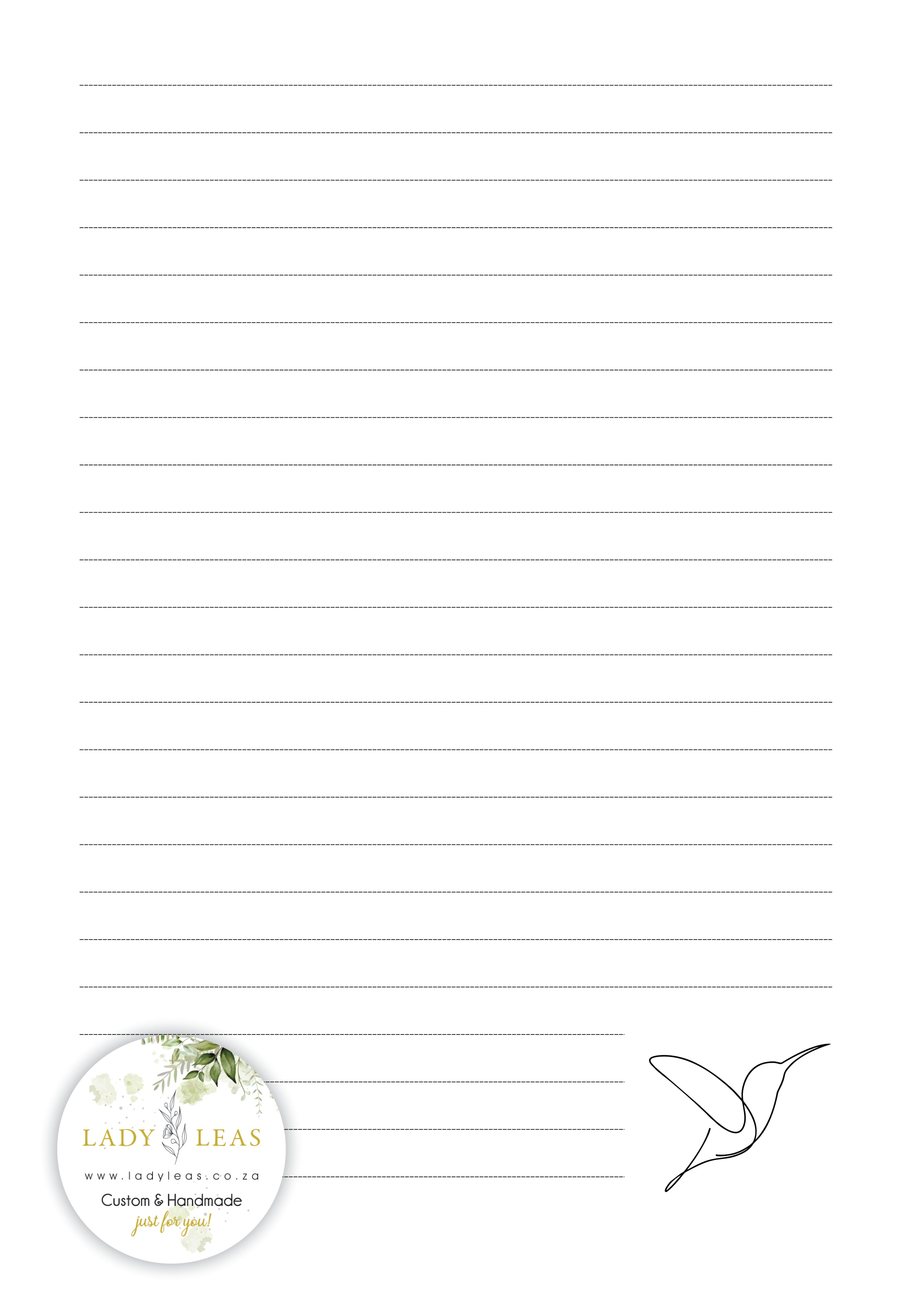 FLORAL BIRDS NOTEBOOK