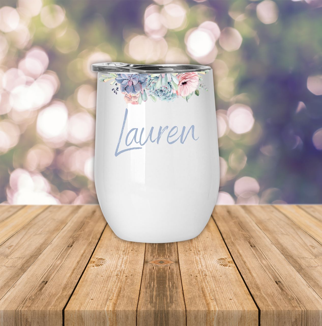 Personalized store wine tumbler