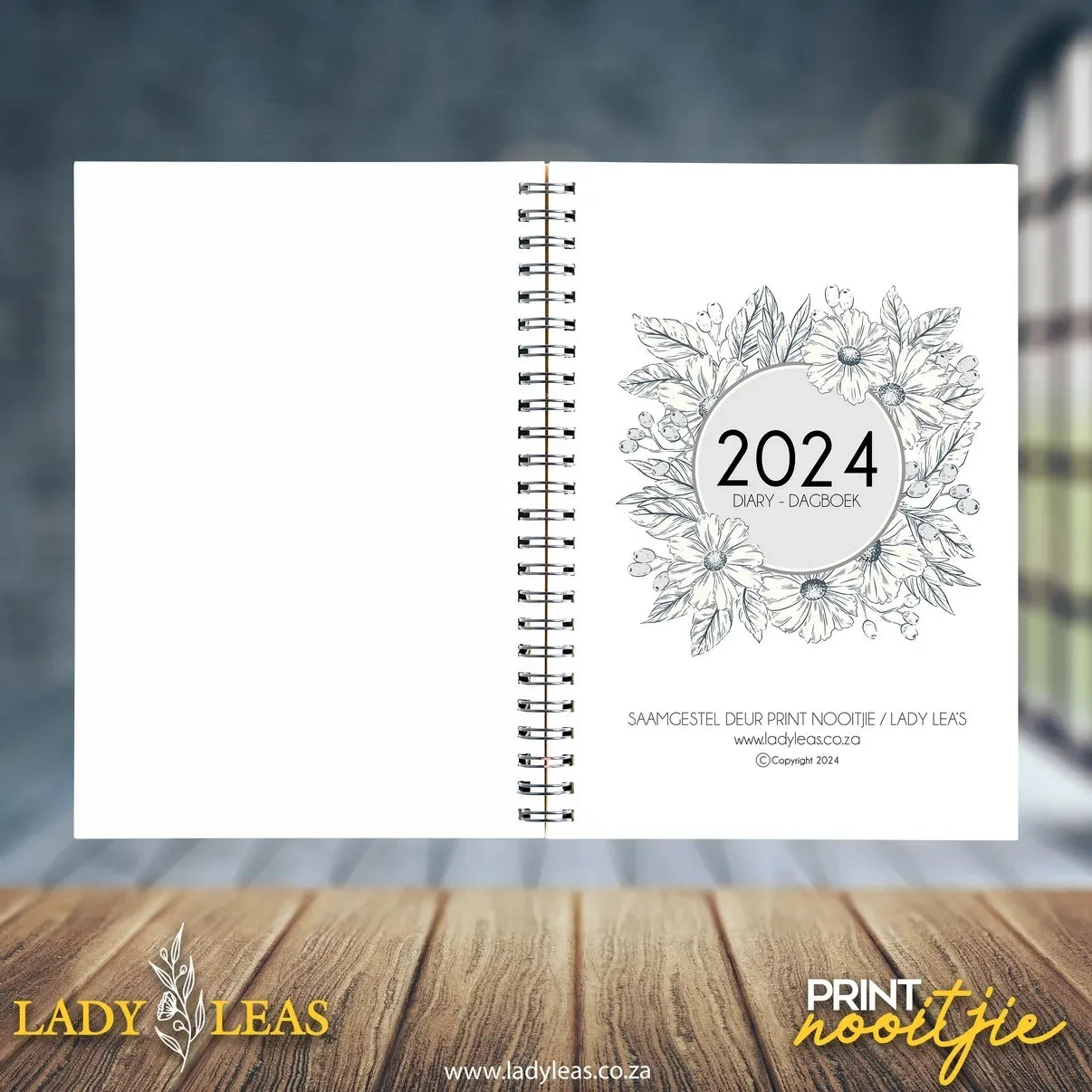 FLORAL BULL DIARY 2024 – Lady Lea's Creative Company