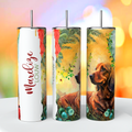 BROWN DACHSHUND PROTEA TUMBLER