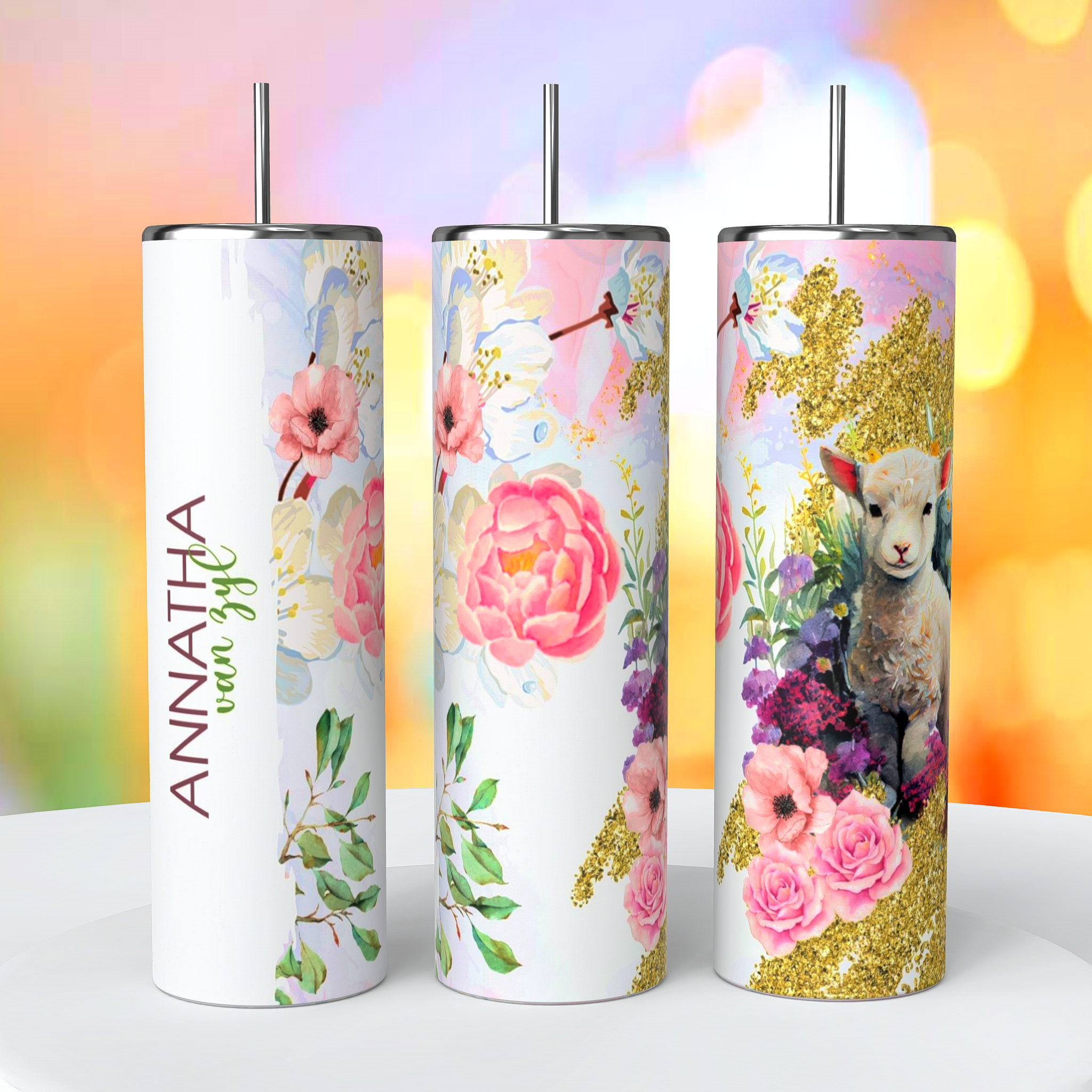 Little Lamb Skinny Tumbler