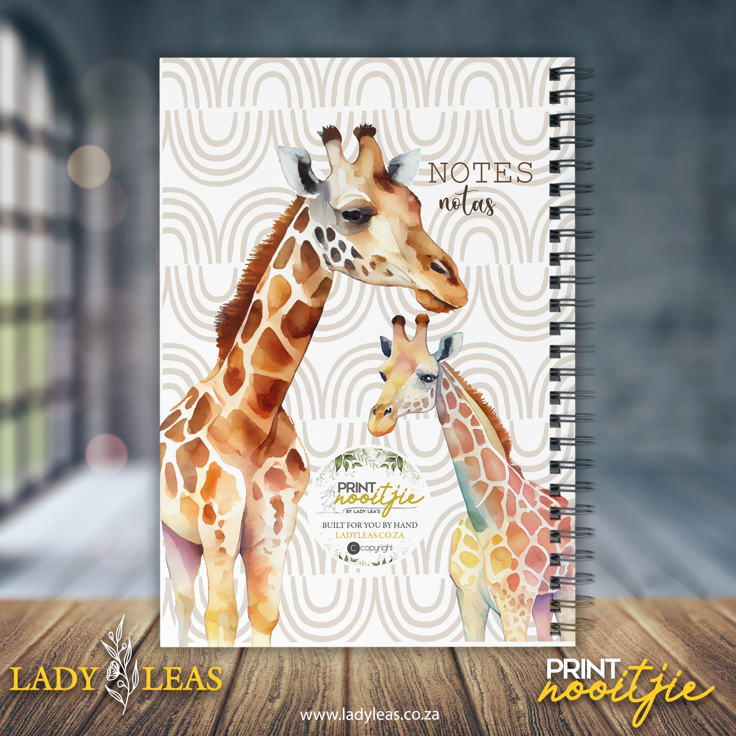 GIRAFFES NOTEBOOK