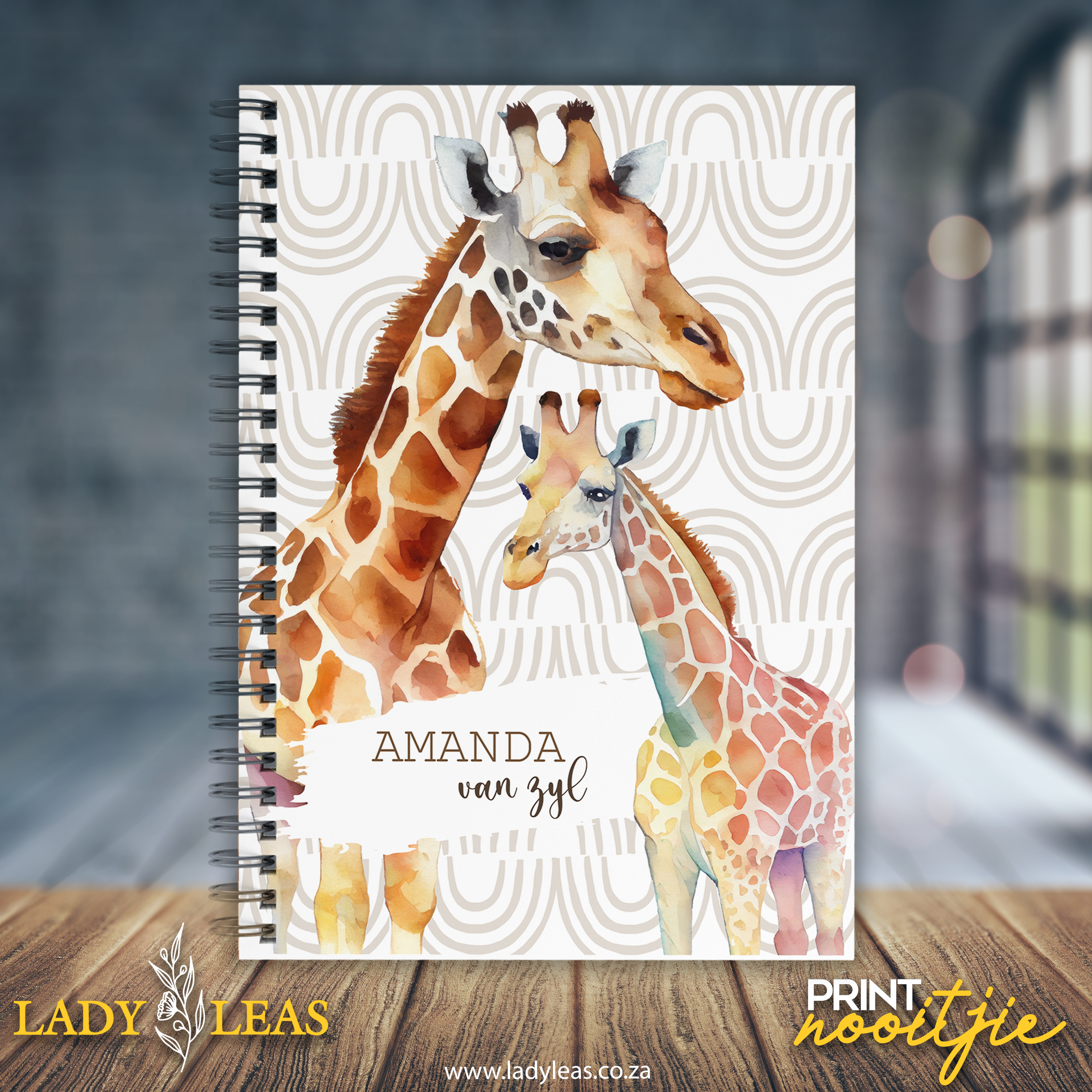 GIRAFFES NOTEBOOK