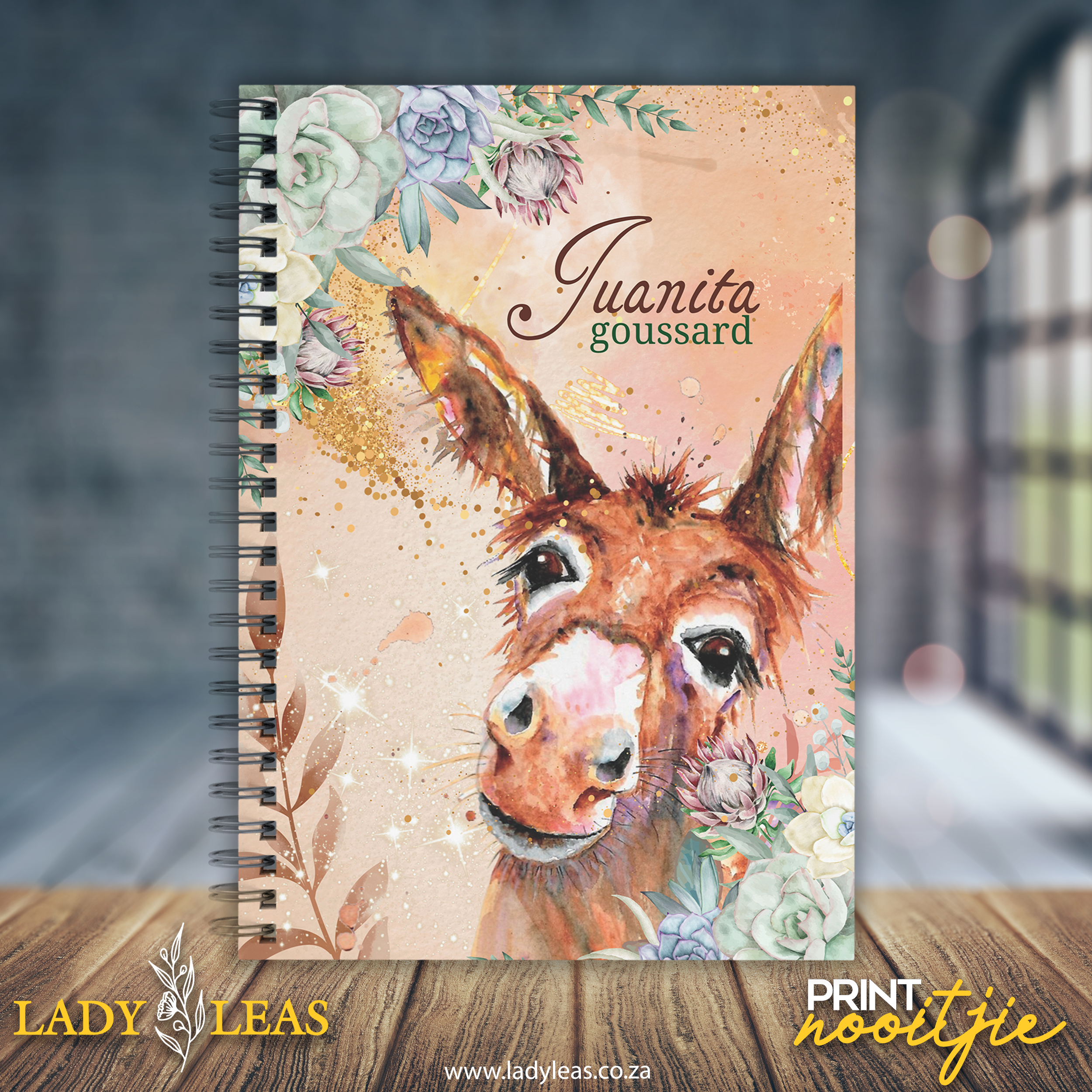 DONKIE BROWN NOTEBOOK