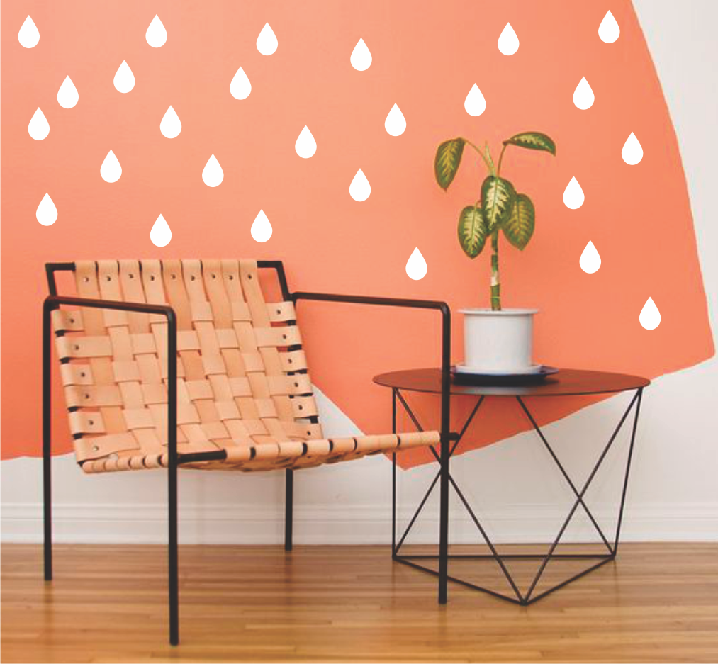 RAINDROPS PATTERN - SMALL