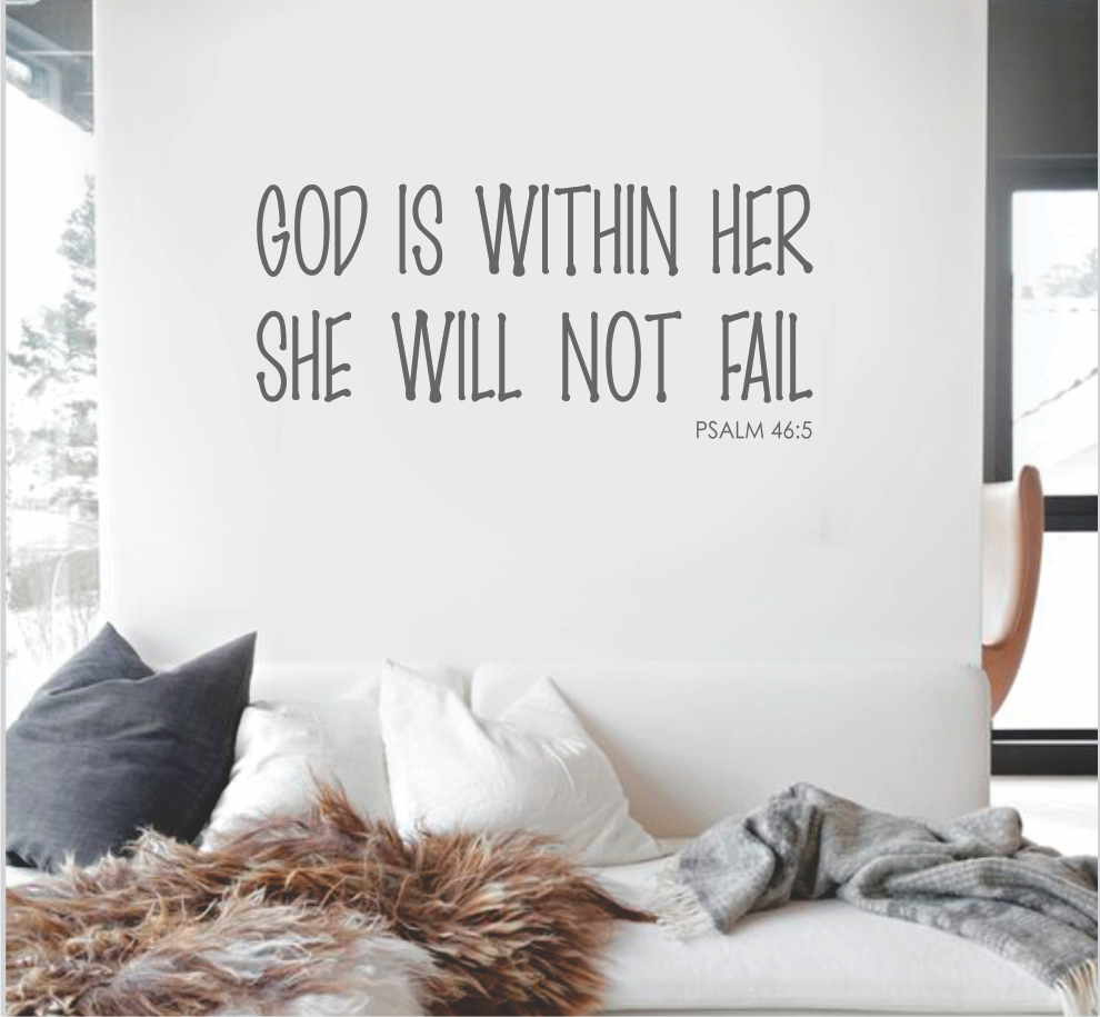 PSALM 46.5 - SHE WILL NOT FAIL